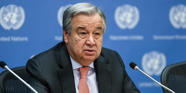 GUTERRES’TEN �LK RESM� Z�YARET 