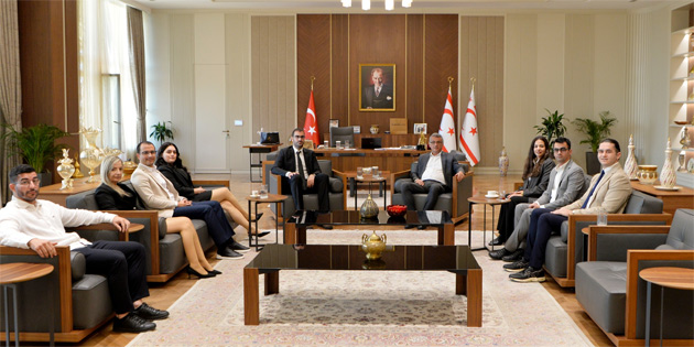 Erhrman, Kbrs Trk Di Tabipleri Odas heyetini kabul etti