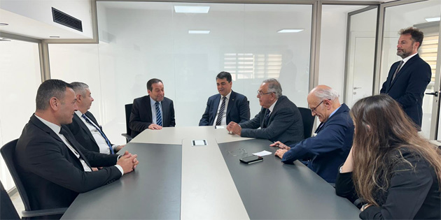 Kutlamalar iin gelen DP heyeti TAM PART’yi ziyaret etti