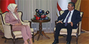 Ba�bakan �stel, T�rkiye Aile Bakan� G�kta�’� kabul etti