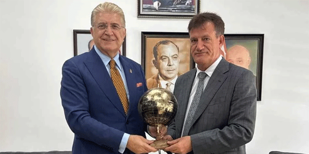 Arkl, Prof. Dr. Mustafa Aydn’ kabul etti