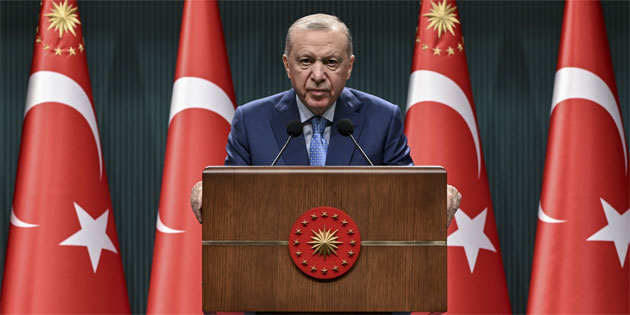 Erdo�an: Kazakistan’daki zirvede KKTC Cumhurba�kan� Tufan Erh�rman'�n da bulunmas� bizim i�in �ok anlaml�d�r