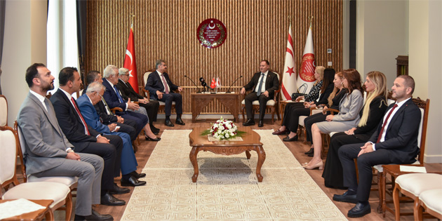 �zt�rkler, TC- KKTC Parlamentolar Aras� Dostluk Grubu Ba�kan� Erdem’i kabul etti