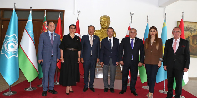 Ertu�rulo�lu, Azerbaycan Milli Meclisi heyetini kabul etti