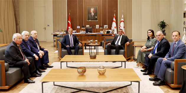 Cumhurba�kan� Erh�rman, Azerbaycan Dostluk Grubu heyetlerini kabul etti
