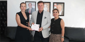Erhan Arkl, Beauty Fest organizatrlerini kabul etti<