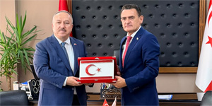 O�uz, TC Emniyet Genel M�d�r� Ali Fidan’� kabul etti
