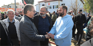 �stel; Gazima�usa, �ay�n�, T�rkmenk�y, Akdo�an, Vadili ve Pa�ak�y’de halkla bulu�tu