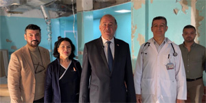 Din�y�rek, Gazima�usa Devlet Hastanesi’ni ziyaret etti