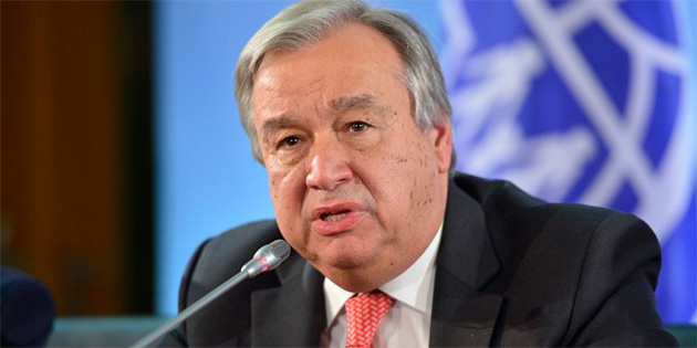 KIBRIS, GUTERRES'� BEKL�YOR 