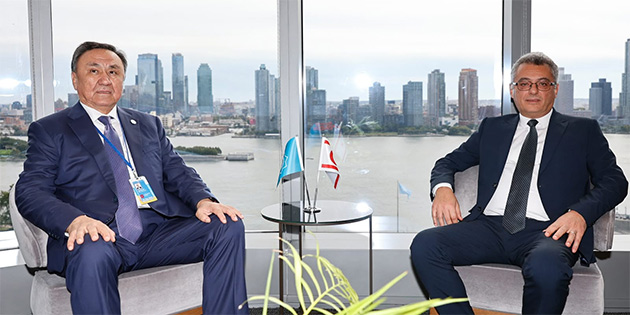 Erh�rman, New York'ta TDT Genel Sekreteri �m�raliyev ile g�r��t�