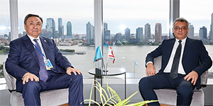 Erh�rman, New York'ta TDT Genel Sekreteri �m�raliyev ile g�r��t�<