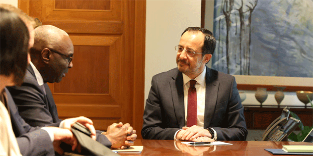 Hristodulidis BM Genel Sekreteri'nin K�br�s �zel Temsilcisi ile g�r��t�