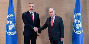 Fidan, BM Genel Sekreteri Guterres'le telefonda g�r��t�