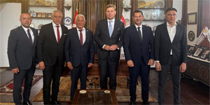 Alman Milletvekili Krah, K�br�s T�rk Belediyeler Birli�i’ni ziyaret etti