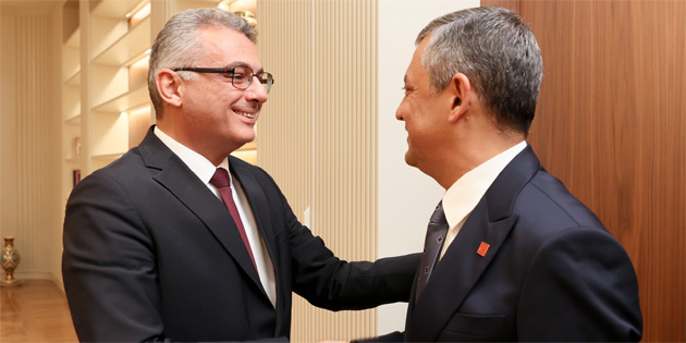 Cumhurba�kan� Erh�rman, CHP Genel Ba�kan� �zel'i kabul etti