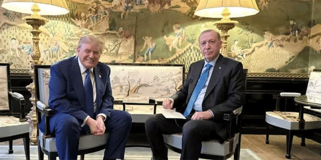 T�rkiye Cumhurba�kan� Erdo�an, ABD Ba�kan� Trump ile g�r��t�