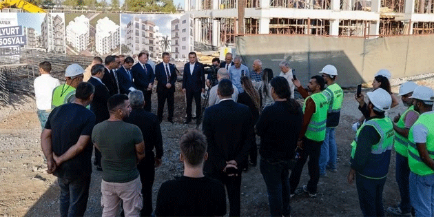 Üstel, Yeni Sosyal Konut Projesi’ni inceledi