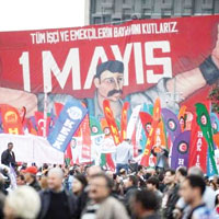 Taksim'de bayram havas�