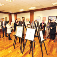 Londra’da ebru sergisi 