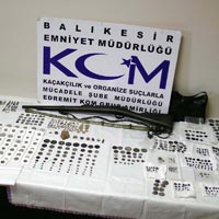 Edremit'te 913 adet sikke ele ge�irildi 