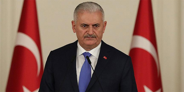 TC Babakan Yldrm'dan Talabani iin taziye mesaj