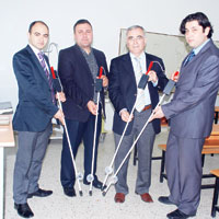 Grme engellilere titreimli baston