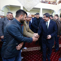 Davuto�lu'dan Silopi'ye s�rpriz ziyaret 