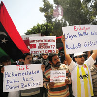 Libyal� muhalifler adres �a��rd�