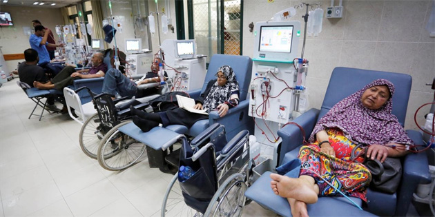 Gazze'de salk gn getike ktye gidiyor