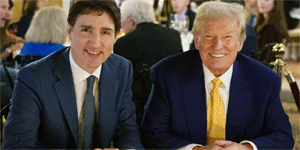 Kanada Babakan Trudeau'nun istifas sonras Trump bir kez daha iki lkenin birlemesi arsn yapt