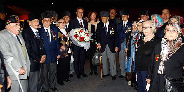 Kore gazileri 'Ayla' filmini izledi