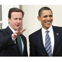 Cameron ve Obama Kaddafi’nin gitmesini istiyor