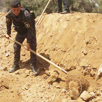 Irak'ta toplu mezarlar bulundu 