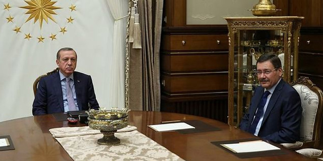 T�rkiye Cumhurba�kan� Erdo�an G�k�ek'i kabul etti