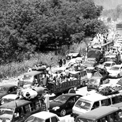 Taliban korkusu 500 bin ki�iyi yollara d���rd� 