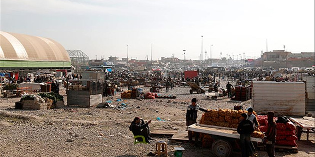 Musul'da halk pazarna saldr: 3 l 4 yaral