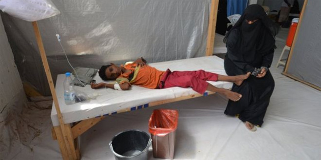 Yemen'de kolera salg�n� b�y�yor