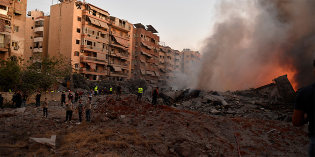 �srail'den Beyrut'un g�neyine hava sald�r�s�