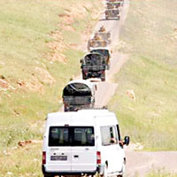 Hakkari'de mayn minibs vurdu: 9 l 4 yaral