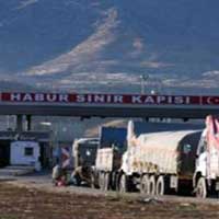 Habur'da ofrler eylem yapt