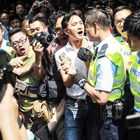 Hong Kong polisi yine g kulland 