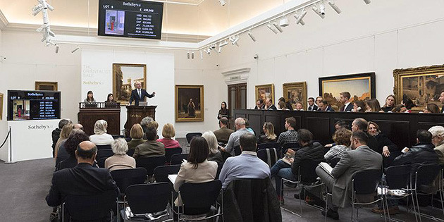 Osmanl eserleri Londra'da satld