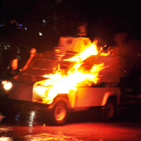 Tunceli’de polis arac�na molotoflu sald�r� 
