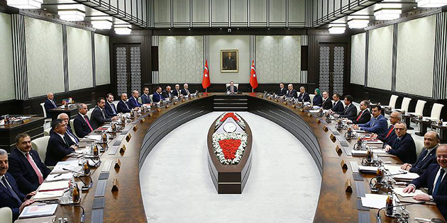 Bakanlar Kurulu Erdo�an ba�kanl���nda topland�