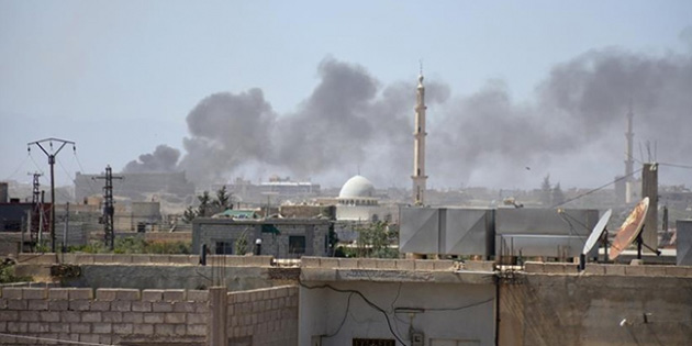 Esed Rejimi ve destek�ilerinin G�ney cephesine sald�r�lar� s�r�yor 