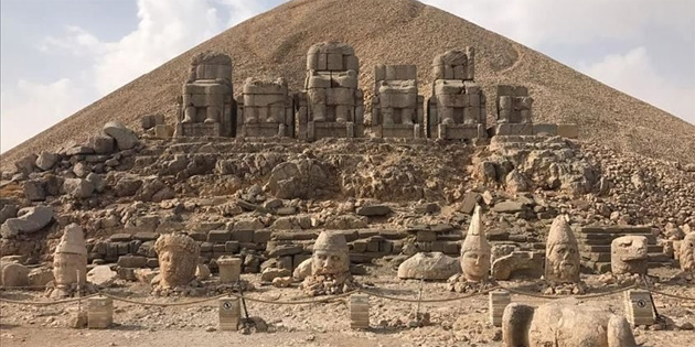 Nemrut Da'n 9 ayda 52 bin kii gezdi