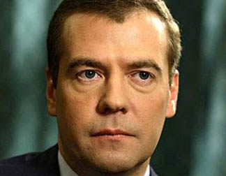 Medvedev, ‘arka bah�e’ turunda