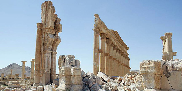 'Palmira'da hasar b�y�k'