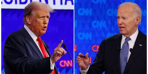 TRUMP �LK TARTI�MADA B�DEN’I MA�LUP ETT�! 